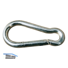 Feuerwehr-Karabiner verzinkt �hnl. DIN5299C 5/ 50