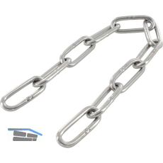 Rundstahlkette langgliedrig �hnl. DIN763 � 6 mm Stahl feuerverzinkt