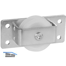 Seitenrolle Polyamid � 60 mm f�r Seil � 10 mm