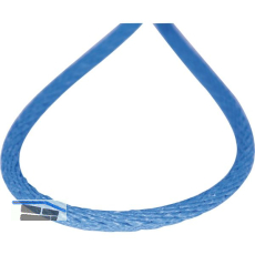 Kunststoffleine / Seil spiralgeflochten blau � 10 mm Rollenl�nge 200 m