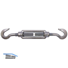 Spannschloss verzinkt M 8 offen DIN1480