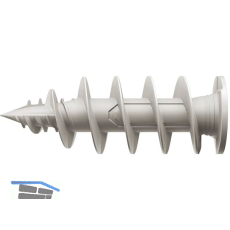 FISCHER Isolierd�bel FID II 50 / D�mmstoffd�bel wei�