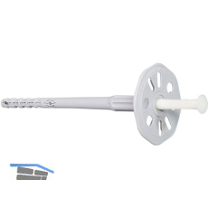 FISCHER Putzd�bel PN8/100 D�mmstoffhalter mit Kunststoffnagel