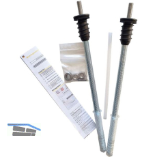 CELO ResiTherm M12 16/250 - Stahl /Edelstahl A4, 2er Set