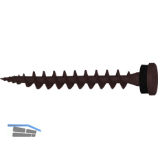 CELO Isolierplattenschraube IPS 80 - schokobraun