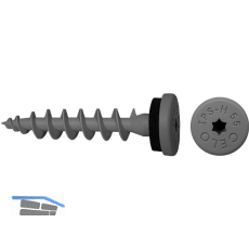 CELO Isolierplattenschraube IPS-H 55- telegrau
