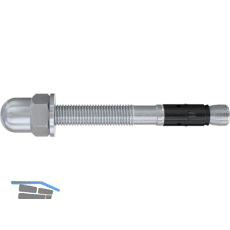 FISCHER FAZII-H 10/ 20/105 Ankerbolzen mit Hutmutter verzinkt-blau mit Bewertung