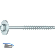 HECO-MMS plus SKT 12x180 Schraubanker verzinkt mit gro�er Scheibe nach DIN440