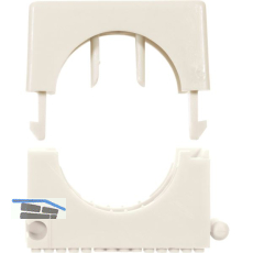 FISCHER SCH Schelle f�r � 16-23 halogenfrei Nylon grau RAL7035