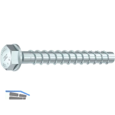 HECO-MM plus SSK Richtst�tzen Betonschraube 16x 130 Stahl verzinkt-blau