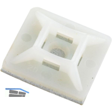 Klebesockel f�r kabelbinder 4.8 mm mit Sonderkleber schwarz