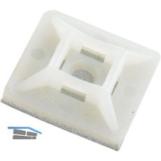 Klebesockel f�r Kabelbinder 3.6 mm mit Sonderkleber aus Acrylat