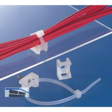 Befestigungssockel f�r Kabelbinder 9 mm zum Schrauben und Nieten - natur