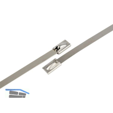 WKK Edelstahl Kabelbinder 7.9x520