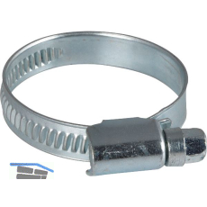 S-S-T Schlauchklemme 9 mm Stahl verzinkt DIN3017 20-32 mm