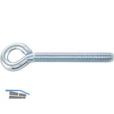 Ringschraube mit metrischem Gewinde M 8x80 verzinkt-blau