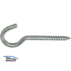 Lusterhaken mit Holzgewinde 4.8x 60 verzinkt-blau