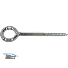 Ger�stkloben mit Holzgewinde 7.8x100 verzinkt-blau