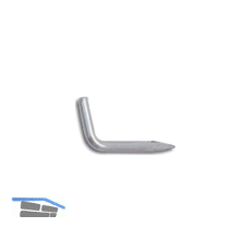 Stifthaken 40 mm Stahl verzinkt-blau