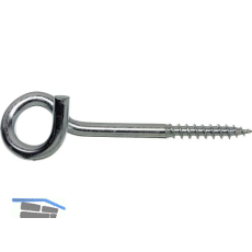 Deckenhaken mit Holzgewinde 8.85x120 Holzgewinde verzinkt-blau