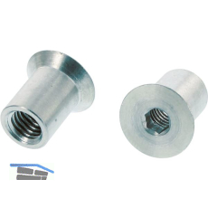 H�lsenmutter Senkkopf M 8x 16 Stahl verzinkt mit Innensechskant