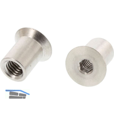 H�lsenmutter Senkkopf M 3x 7 Edelstahl 1.4305 mit Innensechskant