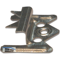 Profilholzkralle Nr. 4 Stahlband-verzinkt f�r Nut/Feder-Montage (1 PK=250 Stk.)