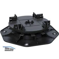 K&R Terrassenlager Clip mit beweglichen Kopf - H�henverstellung 25-40mm