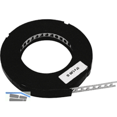 Lochbandeisen 17mm verzinkt 10 Meter auf einer Rolle in Plastikbox