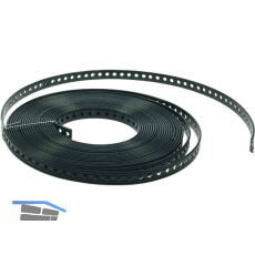Lochbandeisen 14x3mm 10 Meter, PVC ummantelt