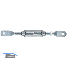 DIN1480 M20 verzinkt Spannschloss mit Blattschrauben