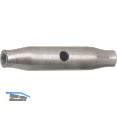 DIN1478 M24 verzinkt Spannschlossmutter aus Stahlrohr