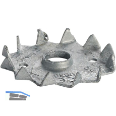 SIMPSON Bulldog C2-75 E 75/M16 feuerverzinkt einseitiger Scheibend�bel mit Z�hne