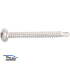 DIN7504N 5.5x 38 Torx25 Edelstahl A2 Linsen-Bohrschraube