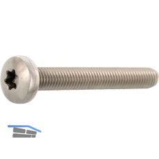 ISO14583 M 5x 12 Torx 25 Edelstahl A2 Linsenschraube (~DIN7985A)