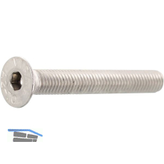 ISO10642 M 3x 16 Edelstahl A4 Senkschraube mit Innensechskant (~DIN7991)