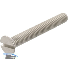 ~ISO2009 M 6x 20 Edelstahl A2 Senkschraube mit Schlitz (DIN963A)