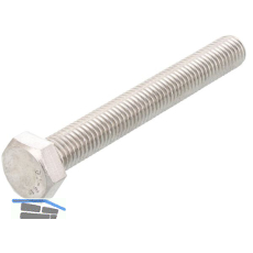 ISO4017 M 8x 75 Edelstahl A2-70 Sechskantschraube ohne Schaft (DIN933)