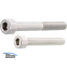ISO4762 M 8x 80 Edelstahl A4-70 Zylinderschraube mit Innensechskant (DIN912)