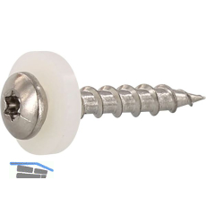 Fensterbankschraube 3.9x32 Torx 15 Edelstahl A2 mit Polyamid-Scheibe