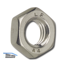 DIN936 M12 Edelstahl A2 flache Sechskantmutter