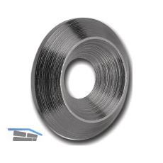 Rosette 90� Vollmetall M 3 Edelstahl A4 f�r Senkschrauben