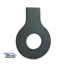 DIN93 6,4 blank Sicherungsblech mit Lappen