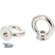 Ringmutter DIN582 M24 Edelstahl A4 mit CE Kennzeichen