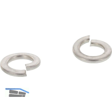 DIN127B M30 Edelstahl A4 Federring mit glatten Enden