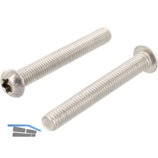 ISO7380-1 M 4x 50 TX20 Edelstahl A2-70 Linsenschraube Innensechsrund, VG