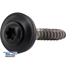 Spenglerschraube 4.5x 35 TX20 Edelstahl A2 Kopf beschichtet RAL7016 anthrazit