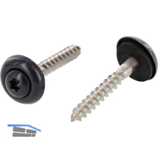 Spenglerschraube 4.5x100 TX20 Edelstahl A2 Kopf beschichtet RAL7016 anthrazit