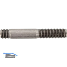 DIN938 M16x 65 Edelstahl A2 Stiftschraube Einschraubende ~1 d