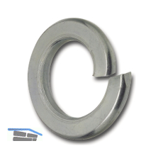 DIN127B M 8/100 St�ck in Kleinpackung verzinkt mit glatten Enden